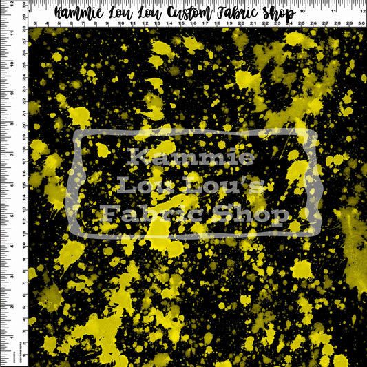 Endless Essentials: Paint Splatter - Yellow