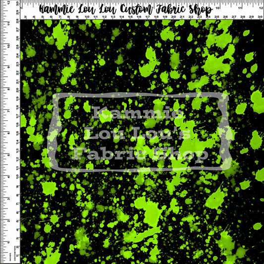 Endless Essentials: Paint Splatter - Lime Green