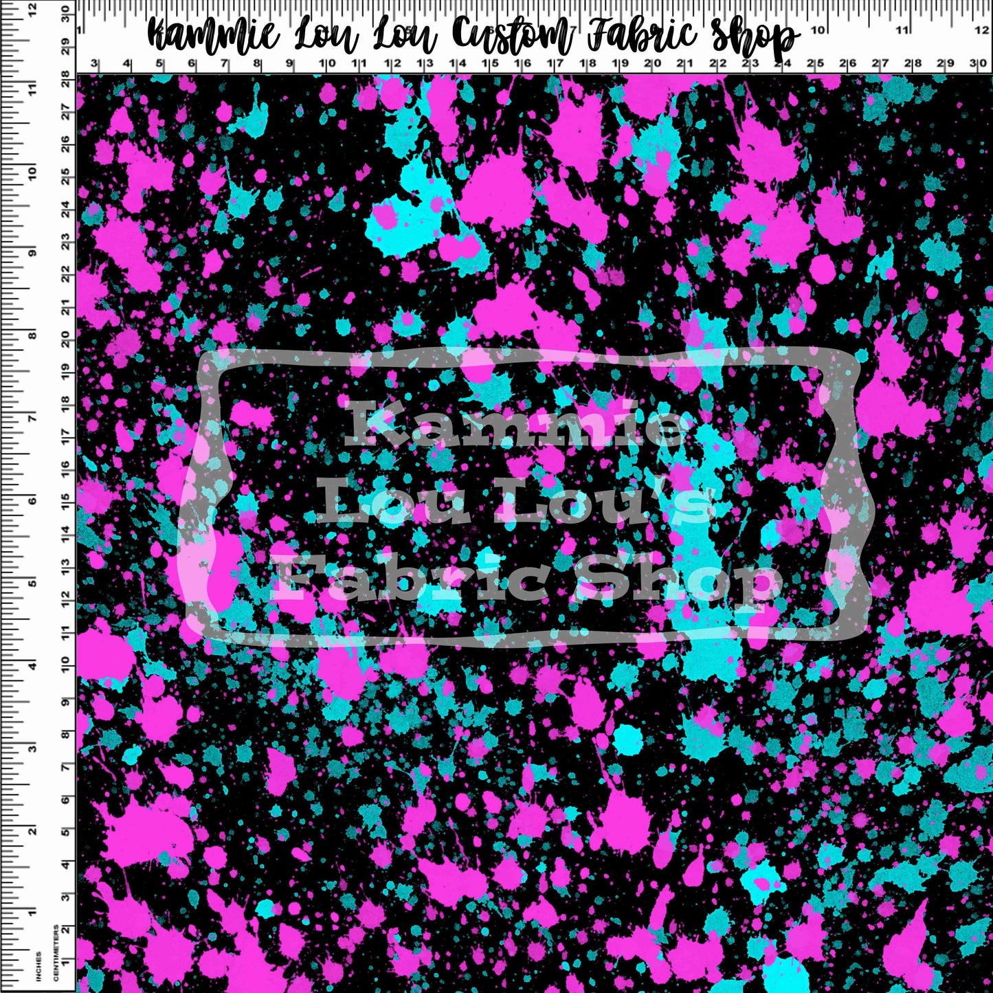Endless Essentials: Paint Splatter - Neon Pink Blue Remix