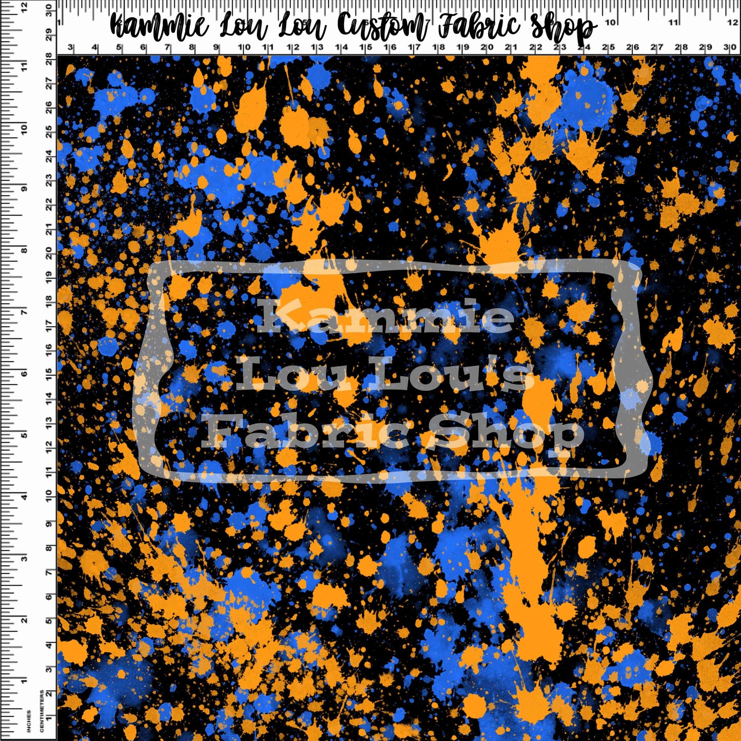 Endless Essentials: Paint Splatter - OrangeBlue Remix