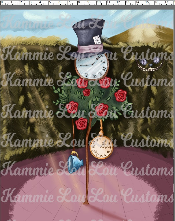 Magical Vacation - All Stacked Up - Illustration Panel - Alice - Mad Clock