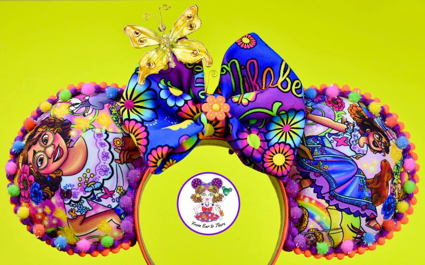 R111 : La Familia - Butterflies & Flowers - Blue