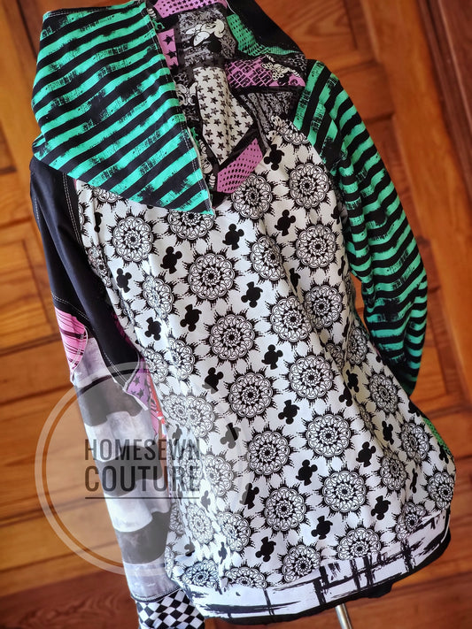 Rockin' Mouse - BW Damask