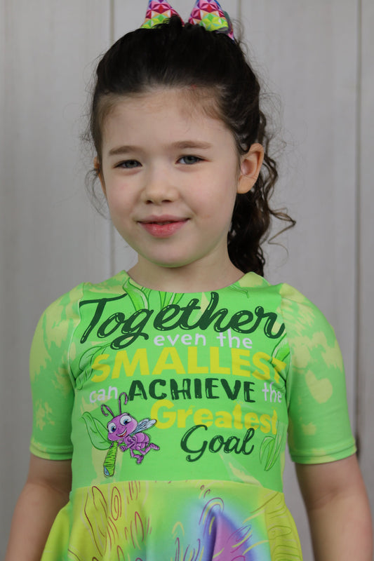 Feelin' Buggy - Circle Skirt Rapport - GREEN - CHILD