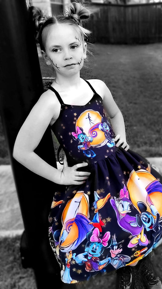 R119 Jack-O-Lantern - Double Border - Black