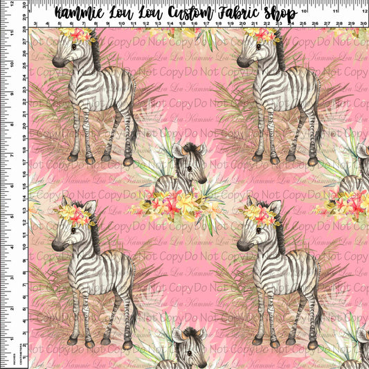 R107 Dare to Be Different - Zebras Pink