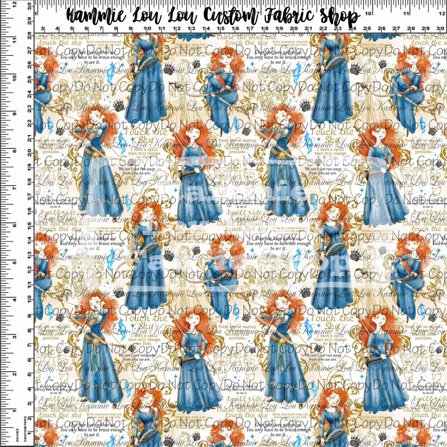 Vintage Princess Series - Brave - Small Scale