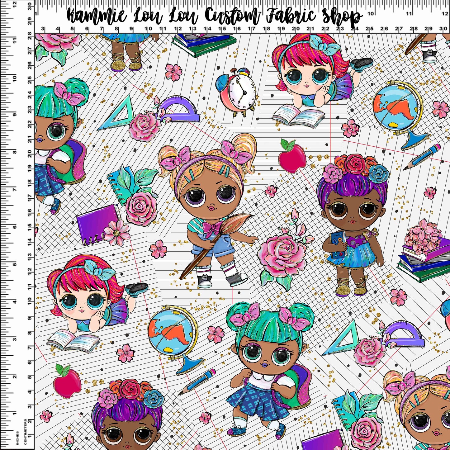 R117 Back to School - Dollhouse Collection - School Time Toss