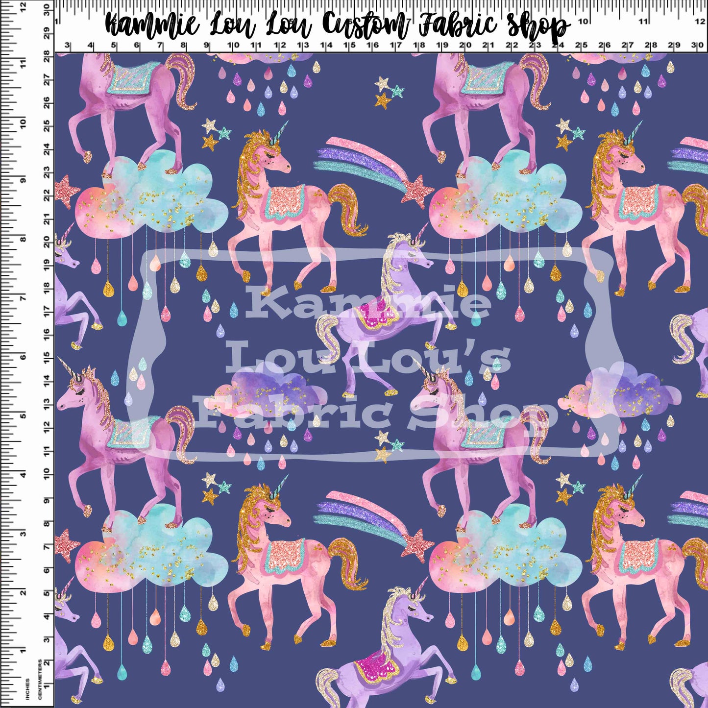 Candy Unicorns - Unicorn Toss Navy