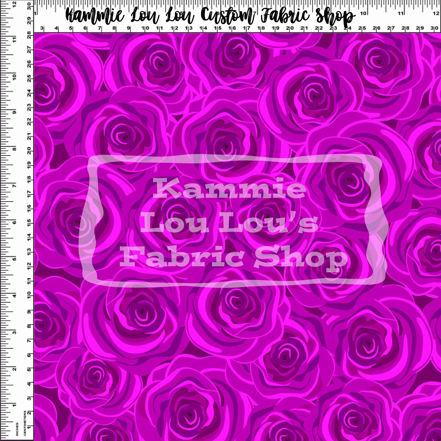 R115 Psychedelic Tea Party - Pink Roses