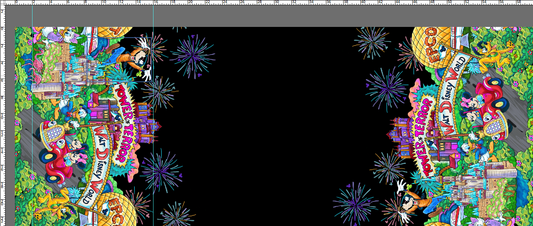 February 2023 Release Around Town - Double Border - Black