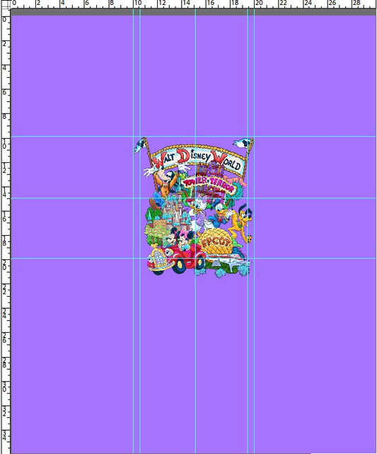 February 2023 Release Around Town - Panel - Adult - Purple