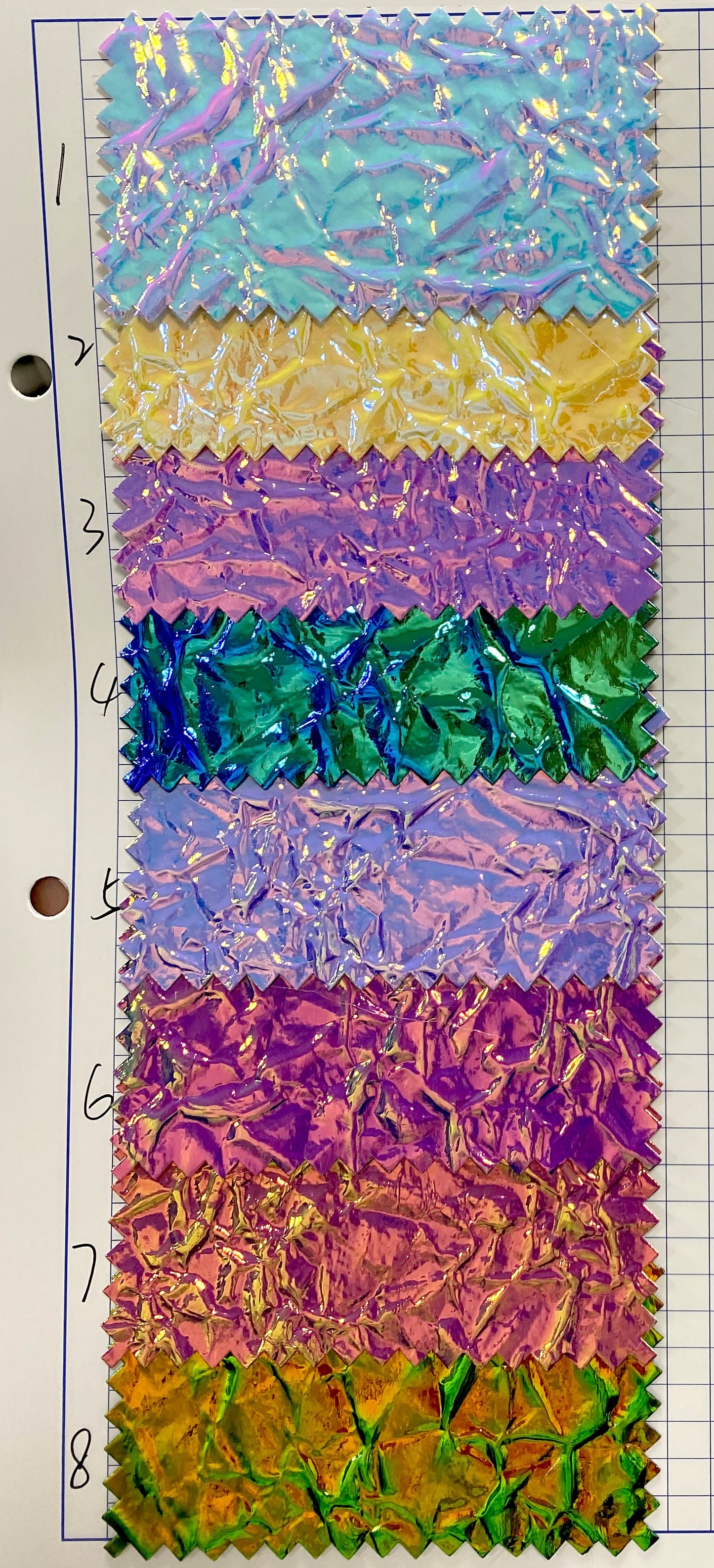 Open - Bag Makers Delight - Holographic Reflective Dichroic PU Faux Leather (633)