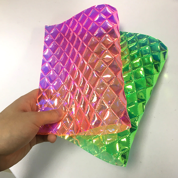 Open - Bag Makers Delight - Prismatic Iridescent pvc film (295)