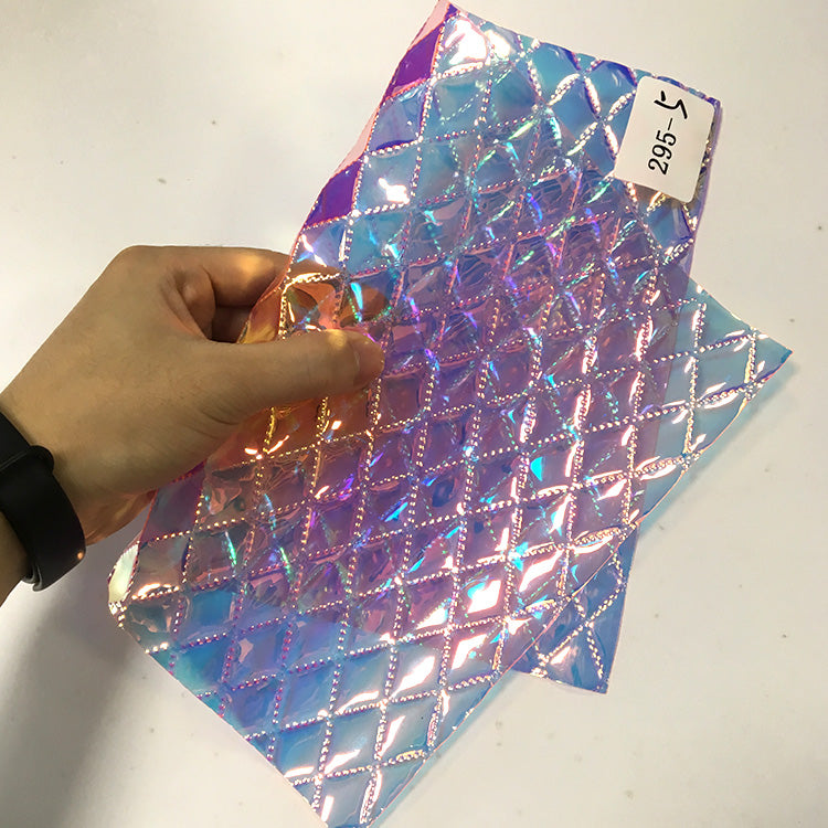 Open - Bag Makers Delight - Prismatic Iridescent pvc film (295)