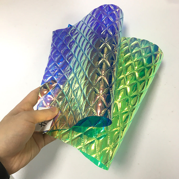 Open - Bag Makers Delight - Prismatic Iridescent pvc film (295)