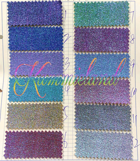 Open - Bag Makers Delight - Iridescent Jewel Leatherette (556)