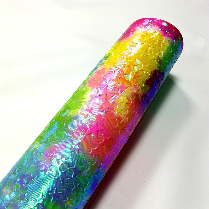 Open - Bag Makers Delight - Rainbow Stars Reflective (628)