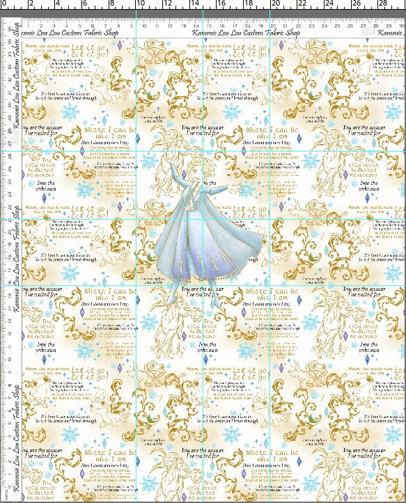 March 2023 Release - Vintage Princess Series - Elsa - PANEL - Adult