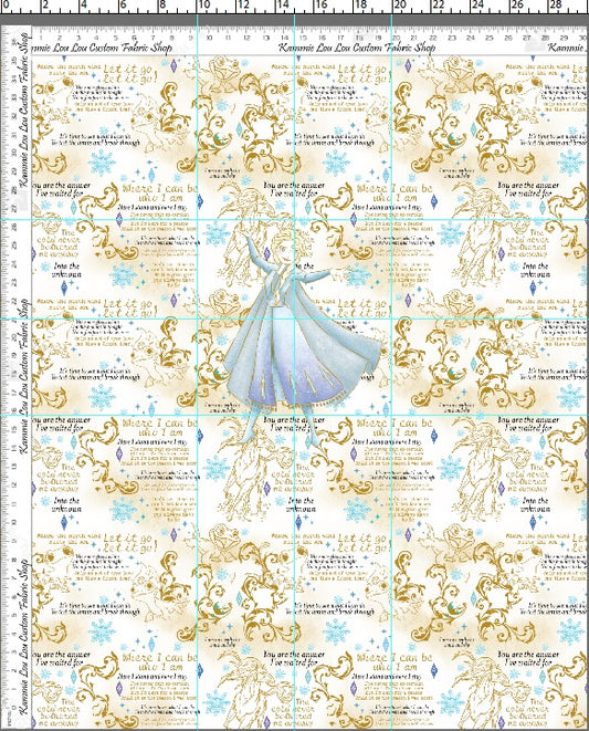 March 2023 Release - Vintage Princess Series - Elsa - PANEL - Adult