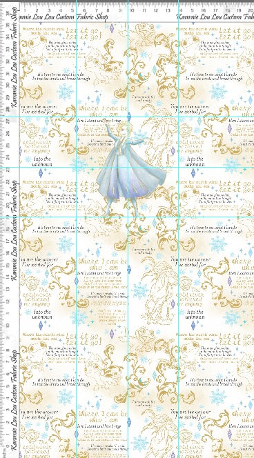 March 2023 Release - Vintage Princess Series - Elsa - PANEL - CHILD