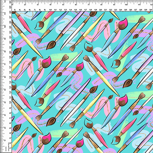 R109 Pre-order Art Class - Paint Brush Blues