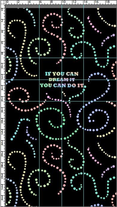 R116 : Pixilated Friends Panel - ADULT