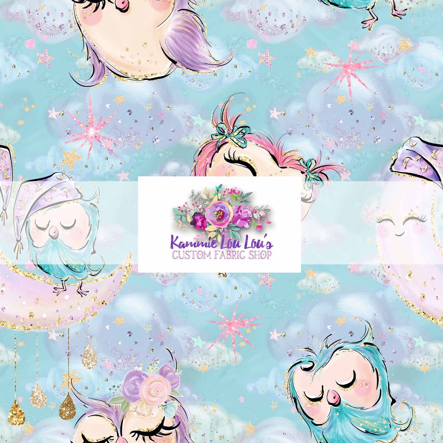 Owl Night Long - Aqua Owl Toss