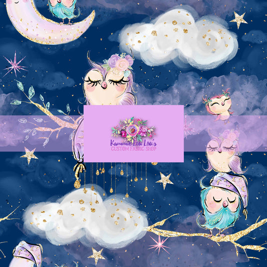 Owl Night Long - Navy Scene