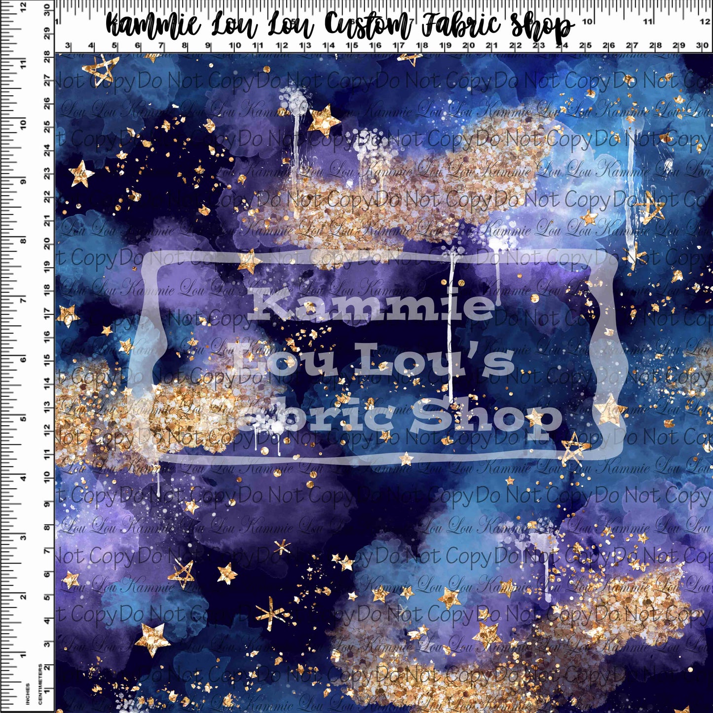 Midnight Hour - Coordinates - Glitter Night Sky