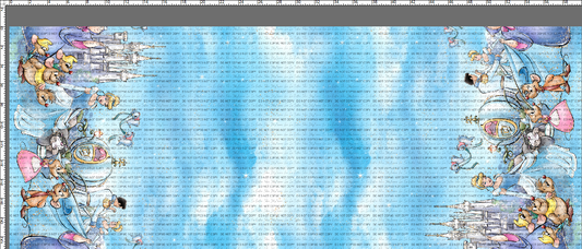 Midnight Hour - Double Border - Sky Blue