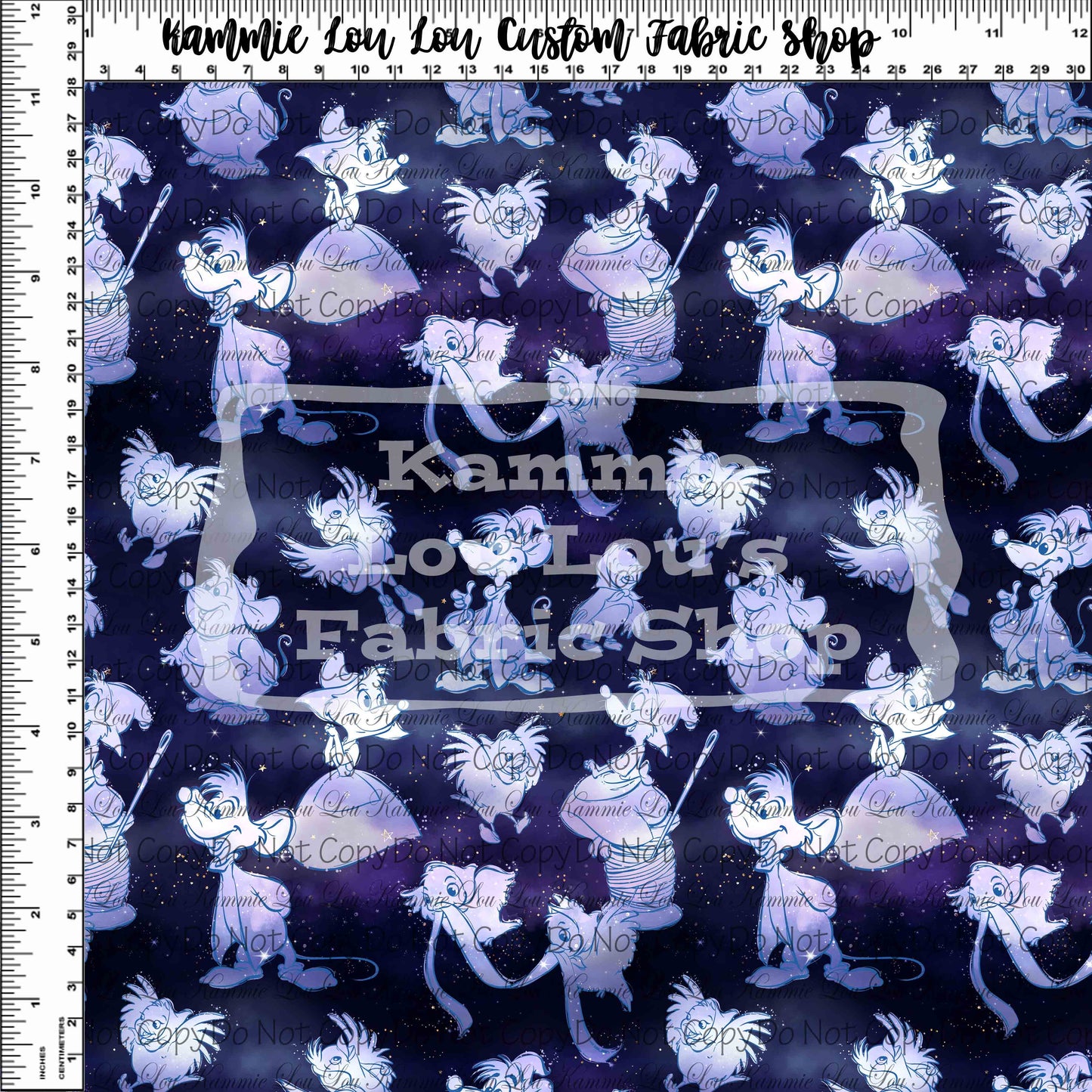 Midnight Hour - Mice Shadow - Navy