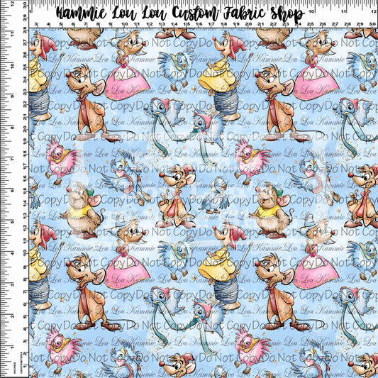 Midnight Hour - Mice Toss - Light Blue