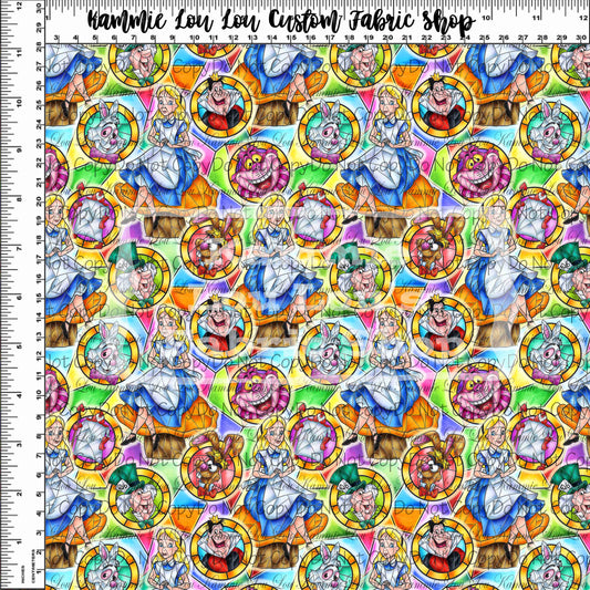 Stained Glass Alice - Main Toss - Small Scale