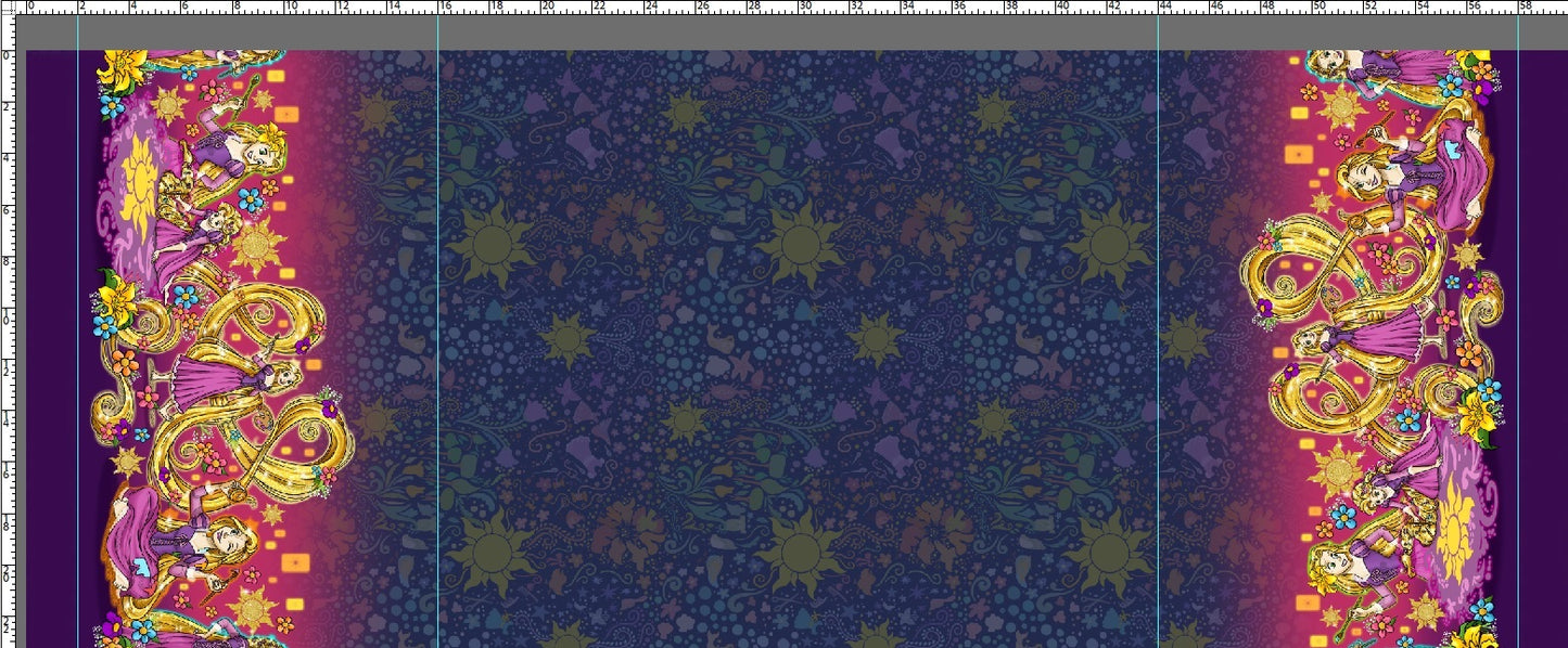 R107 An Artist's Story - Double Border - NAVY