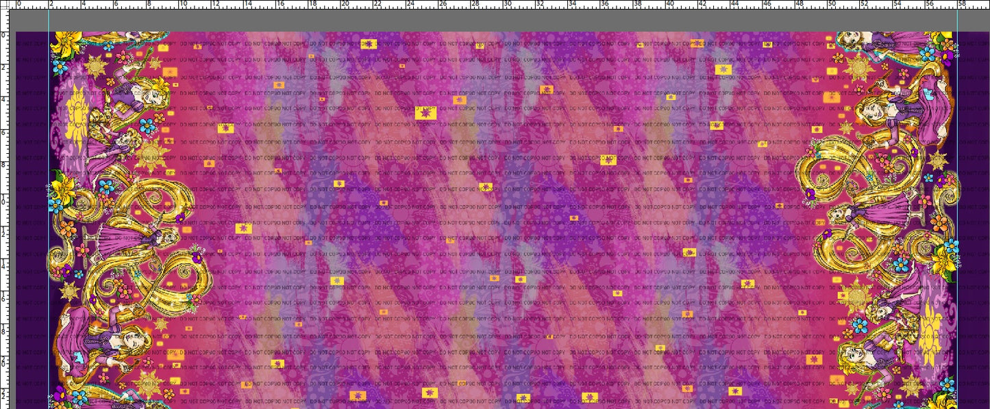 R107 An Artist's Story - Double Border - PINK