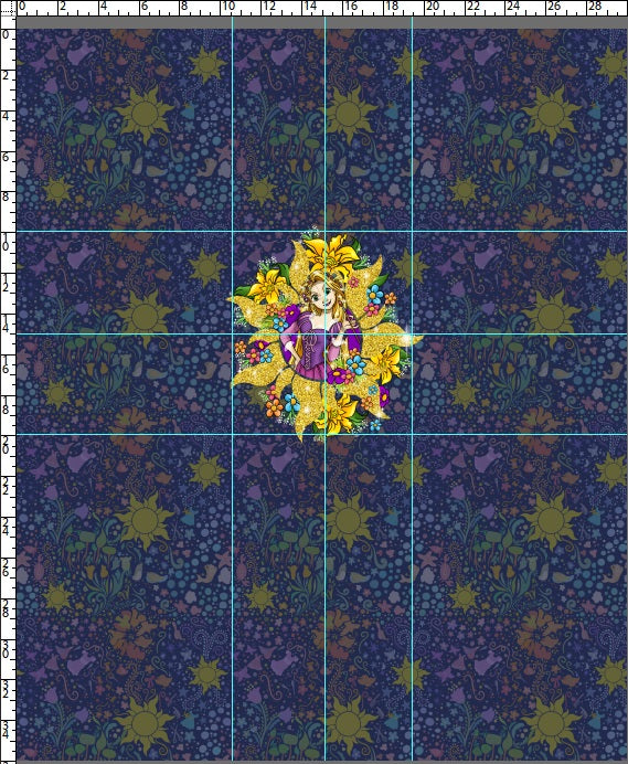 R107 An Artist's Story - PANEL - NAVY - ADULT