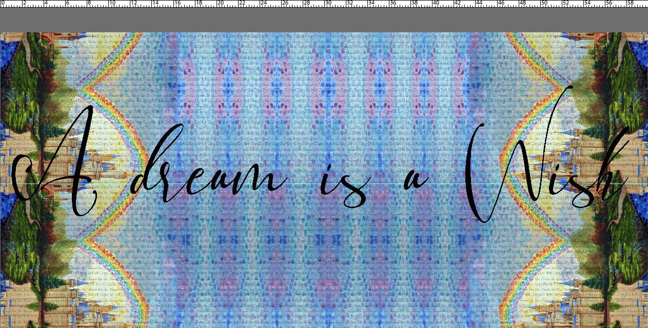 R108 : A Dream is a Wish - Majestic Castle - Double Border