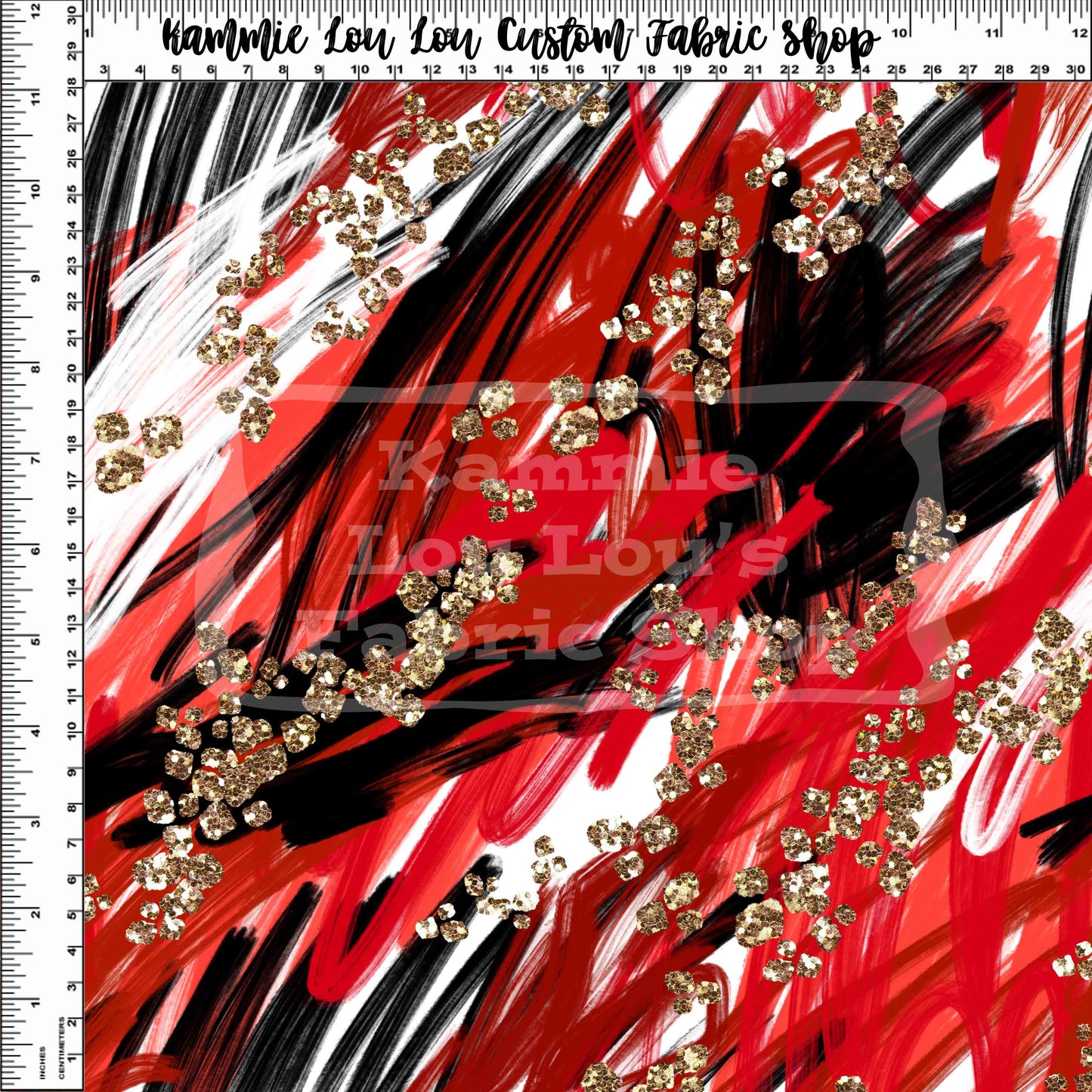 R111 : Wicked Fashion - Glitter Strokes