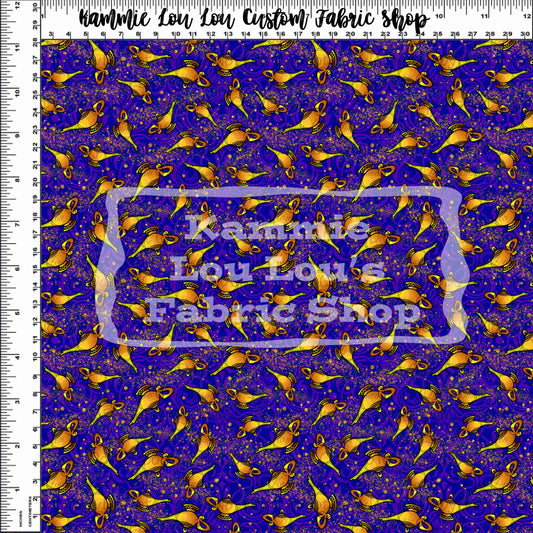 R112 - Carpet Ride - Coordinate Lamps - Dark Blue - Small Scale