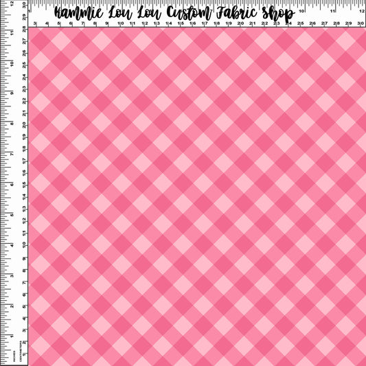 R112 Country Roads - Gingham Pink