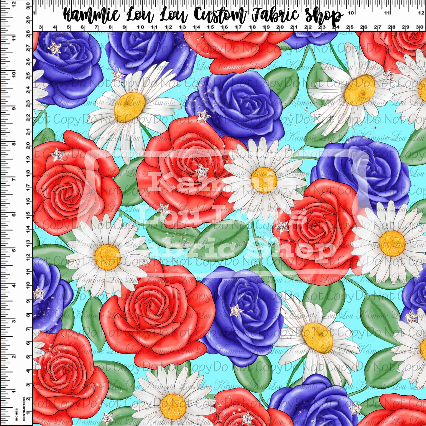 R112 Let Freedom Ring - Bright Floral Toss