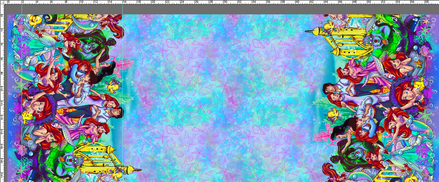 R113 : Treasure Trove - Double Border - Watercolor