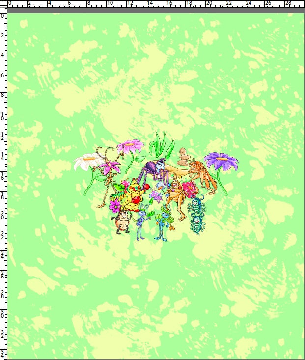 Feelin' Buggy - Group Panel - Green - ADULT