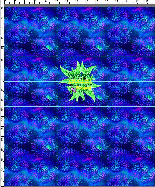 Feelin' Buggy - Panel - Blue - ADULT