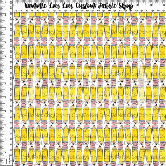 R115 - Back to School 2022 - Pencils on White - Small Scale
