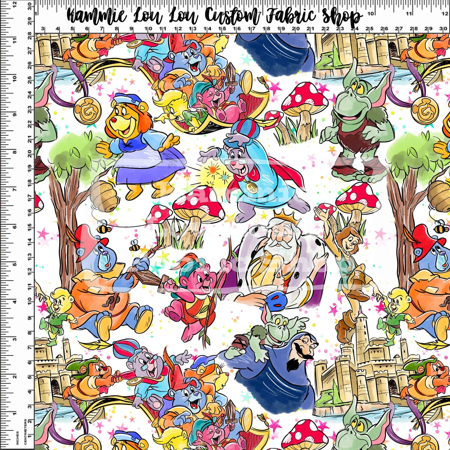 R115 Bouncing Bears - Main Toss - White - Regular Scale