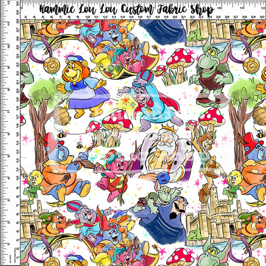 R115 Bouncing Bears - Main Toss - White - Regular Scale