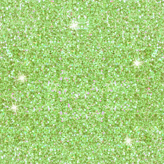 R115 Psychedelic Tea Party - Electric Lime Glitter