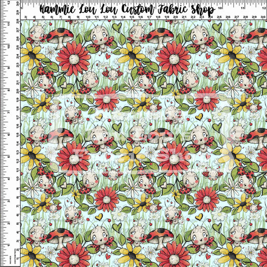 R116 - Little Ladybug - Small Scale - Aqua